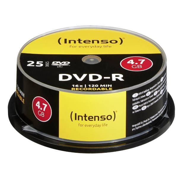 Intenso - 25 x DVD-R - 4.7 GB 16x - campana