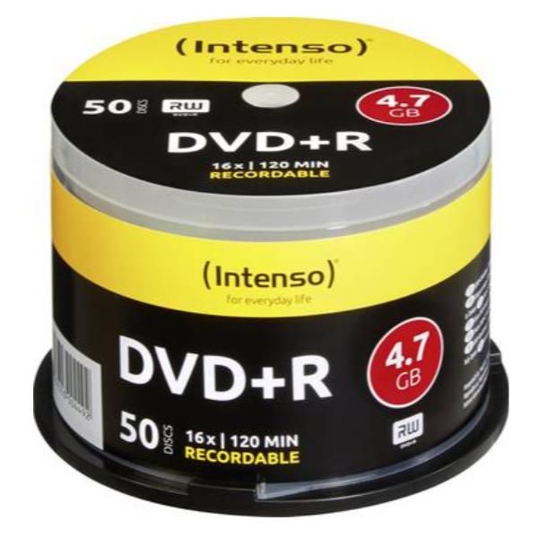 Intenso - 50 x DVD+R - 4.7 GB 16x - campana