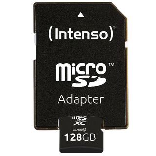 Intenso - Scheda di memoria flash (adattatore da microSDXC a SD in dotazione) -…