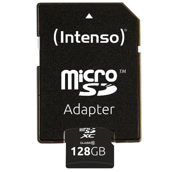 Intenso - Scheda di memoria flash (adattatore da microSDXC a SD in dotazione) -…