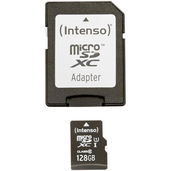 Intenso - Scheda di memoria flash (adattatore da microSDXC a SD in dotazione) -…