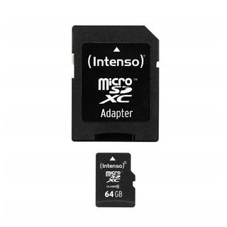 Intenso - Scheda di memoria flash (adattatore da microSDXC a SD in dotazione) -…