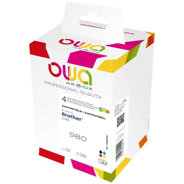 Armor - Confezione multipla 5 cartucce ink Compatibile - per c/Brother - 2BK/1C…
