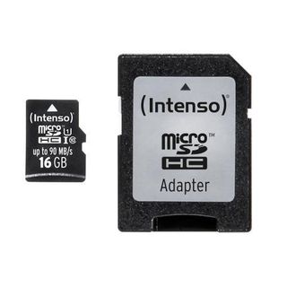 Intenso - Scheda di memoria flash (adattatore microSDHC per SD in dotazione) - …