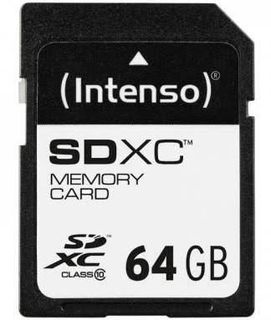 Intenso - Scheda di memoria flash - 64 GB - Class 10 - SDXC