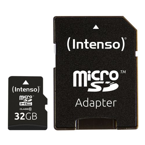 Intenso Class 10 - Scheda di memoria flash (adattatore microSDHC per SD in dota…