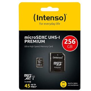 Intenso Premium - Scheda di memoria flash (adattatore da microSDXC a SD in dota…