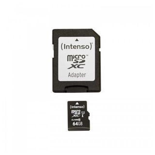 Intenso Premium - Scheda di memoria flash (adattatore da microSDXC a SD in dota…
