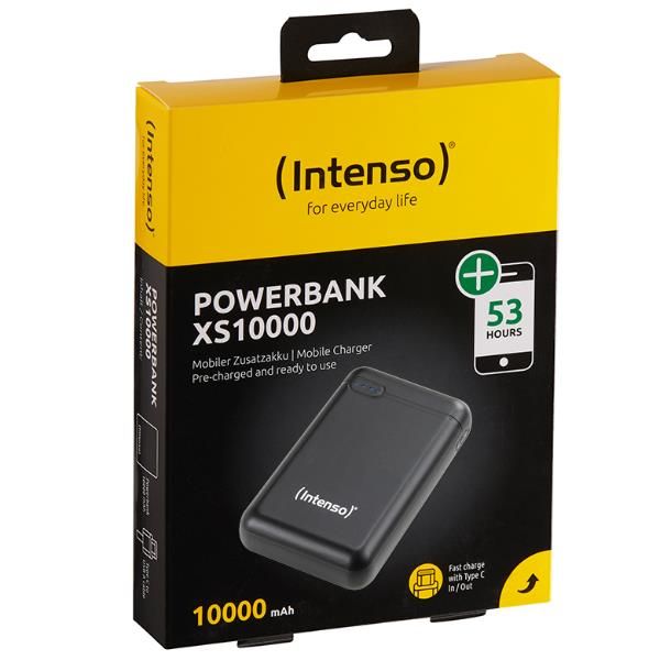 Intenso XS10000 - Powerbank - 10000 mAh - 3.1 A - 2 connettori di uscita (USB, …