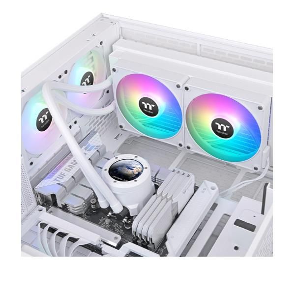 Thermaltake - TH420 V2 Ultra ARGB Sync All-In-One Liquid Cooler - Snow Edition