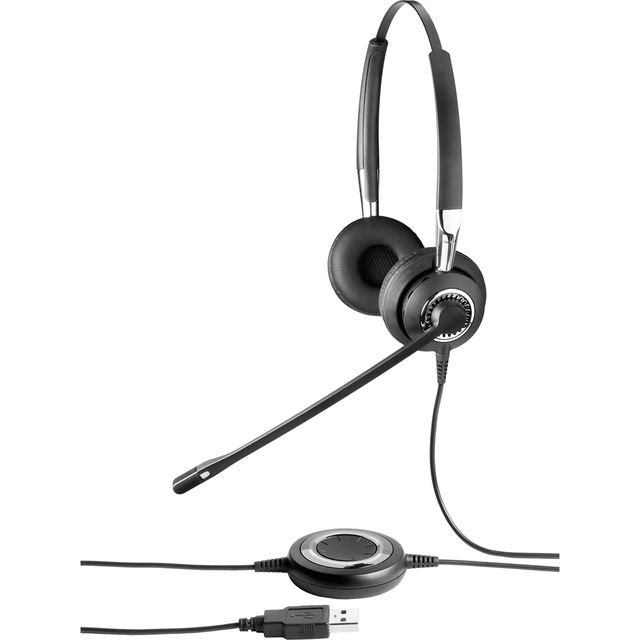 Jabra BIZ 2400 Duo USB - Cuffie con microfono - on-ear - cablato