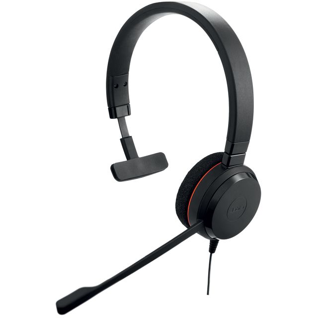 Jabra Evolve 20, Cablato, 150 - 7000 Hz, Ufficio, 104 g, Auricolare, Nero