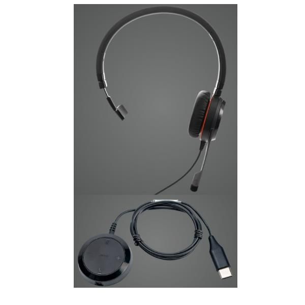 Jabra Evolve 30 II UC Mono - Cuffie con microfono - over ear - cablato - USB, j…