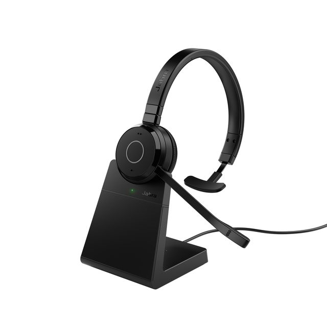 Jabra Evolve 65 TE Mono - Cuffie con microfono - over ear - Bluetooth - senza f…