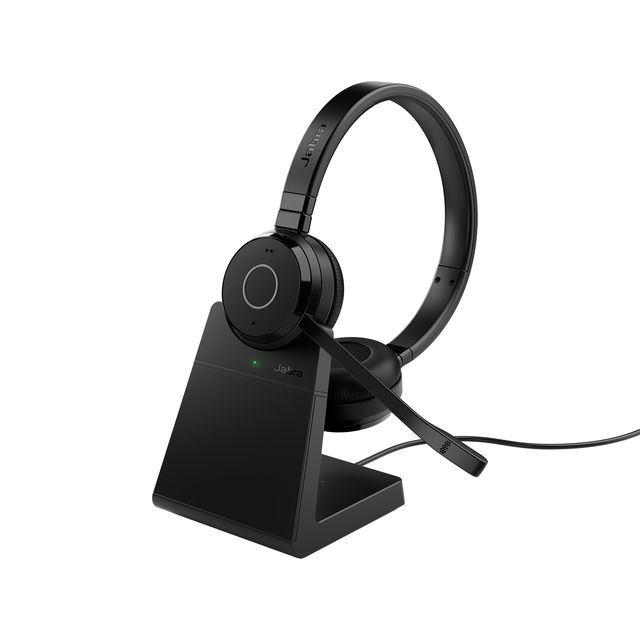 Jabra Evolve 65 TE Stereo - Cuffie con microfono - over ear - Bluetooth - senza…