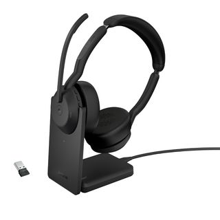 Jabra Evolve2 55 MS Stereo - Cuffie con microfono - on-ear - Bluetooth - senza …