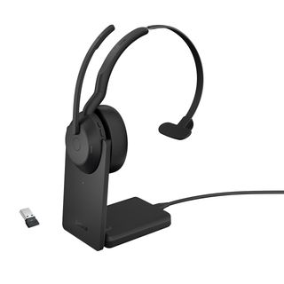 Jabra Evolve2 55 UC Mono - Cuffie con microfono - on-ear - Bluetooth - senza fi…