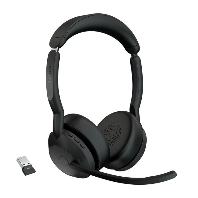 Jabra Evolve2 55 UC Stereo - Cuffie con microfono - on-ear - Bluetooth - senza …