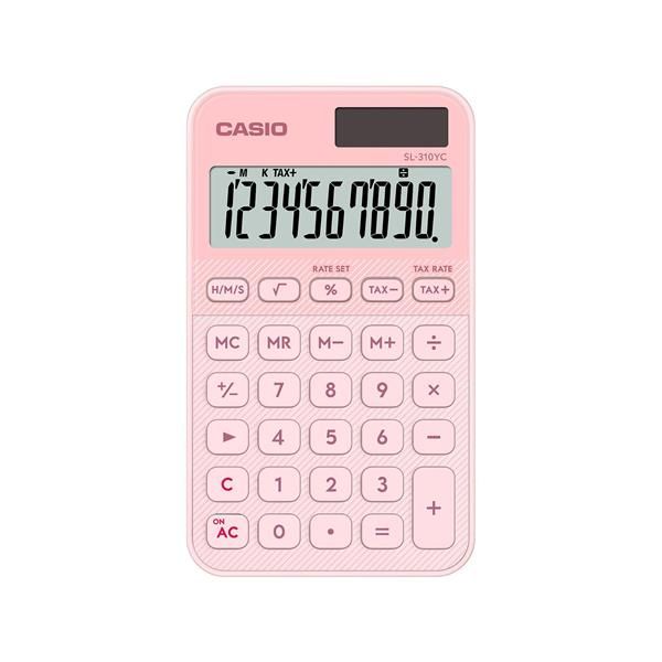Calcolatrice tascabile SL-310YC - 10 cifre - rosa - Casio