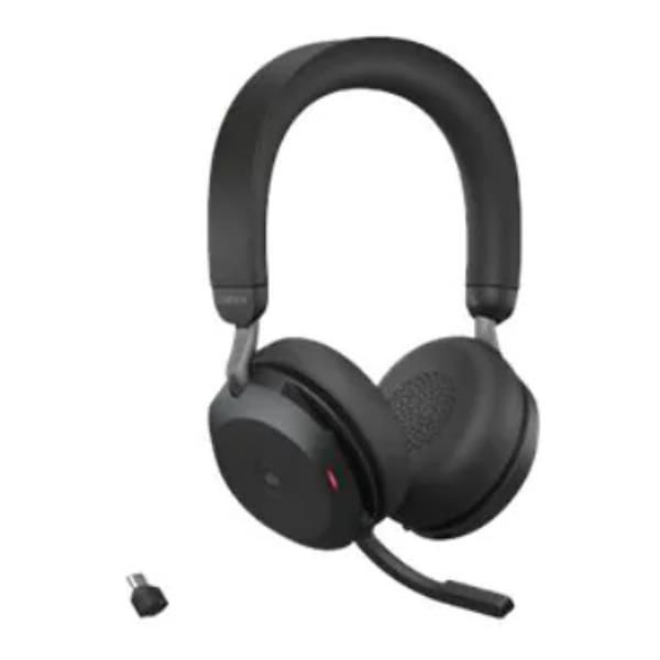 Jabra Evolve2 75 - Cuffie con microfono - over ear - Bluetooth - senza fili - e…