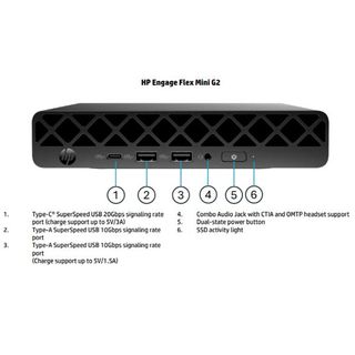 PC e Workstation Desktop - Sistema HP Engage Flex Mini G2 Retail