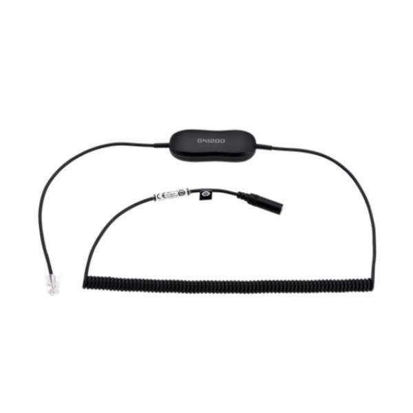 Jabra GN1200 - Adattatore auricolare - RJ-9 maschio a mini-jack femmina - 2 m
