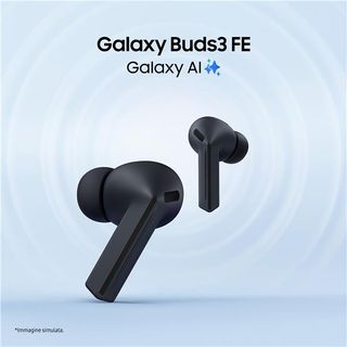Samsung Galaxy Buds3 FE, Auricolari Wireless, Audio 360, Gemini AI, Black, True…