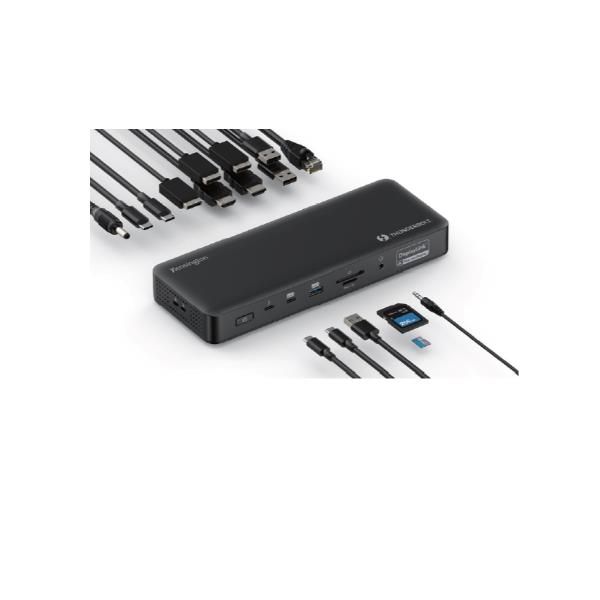 Kensington SD5920T EQ, Cablato, Thunderbolt 4, 96 W, 3,5 mm, 10,100,1000,2500 M…