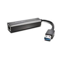 Kensington UA0000E - Adattatore di rete - USB 3.0 - Gigabit Ethernet x 1 - nero
