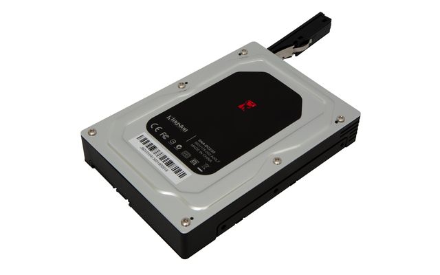 Kingston - Adattatore vano unita' di memorizzazione - da 3,5" a 2,5" - nero