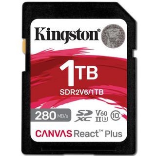 Kingston Canvas React Plus - Scheda di memoria flash - 1 TB - Video Class V60 /…