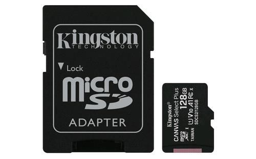 Kingston Canvas Select Plus - Scheda di memoria flash (adattatore da microSDXC …