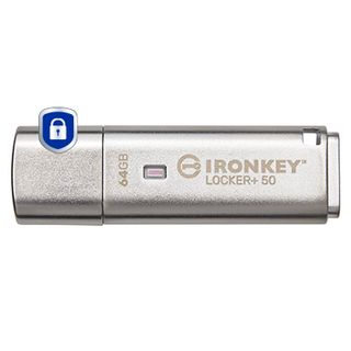 Kingston DataTraveler Locker+ - Chiavetta USB - crittografato - 64 GB - USB 3.2…