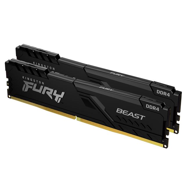 Kingston FURY Beast - DDR4 - kit - 32 GB: 2 x 16 GB - DIMM 288-PIN - 3600 MHz /…