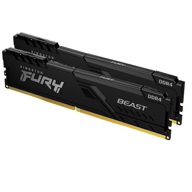 Kingston FURY Beast - DDR4 - kit - 64 GB: 2 x 32 GB - DIMM 288-PIN - 3200 MHz /…