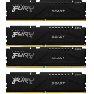 Kingston FURY Beast - DDR5 - kit - 64 GB: 4 x 16 GB - DIMM 288-PIN - 6000 MHz /…