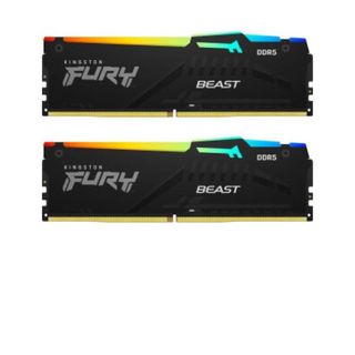 Kingston FURY Beast RGB - DDR5 - kit - 32 GB: 2 x 16 GB - DIMM 288-PIN - 5600 M…