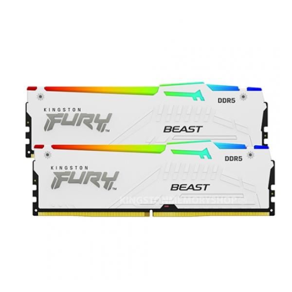 Kingston FURY Beast RGB - DDR5 - kit - 64 GB: 2 x 32 GB - DIMM 288-PIN - 5200 M…