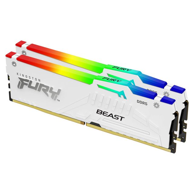 Kingston FURY Beast RGB - DDR5 - kit - 64 GB: 2 x 32 GB - DIMM 288-PIN - 5600 M…