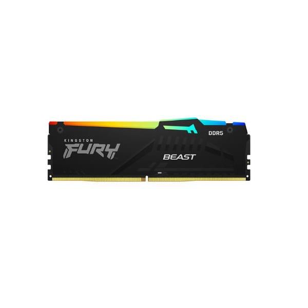 Kingston FURY Beast RGB - DDR5 - kit - 64 GB: 2 x 32 GB - DIMM 288-PIN - 5600 M…