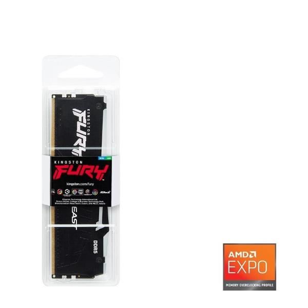 Kingston FURY Beast RGB - DDR5 - modulo - 16 GB - DIMM 288-PIN - 5600 MHz / PC5…