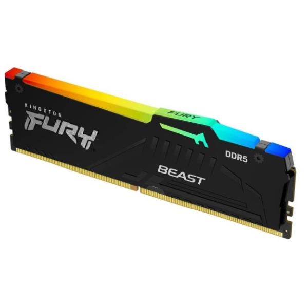 Kingston FURY Beast RGB - DDR5 - modulo - 32 GB - DIMM 288-PIN - 6000 MHz / PC5…