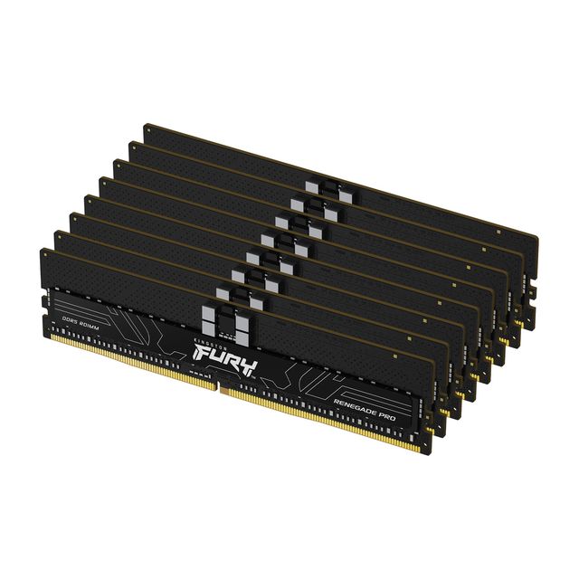 Kingston FURY Renegade Pro - DDR5 - kit - 256 GB: 8 x 32 GB - DIMM 288-PIN - 64…