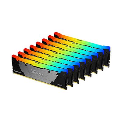 Kingston FURY Renegade RGB - DDR4 - kit - 256 GB: 8 x 32 GB - DIMM 288-PIN - 32…