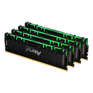 Kingston FURY Renegade RGB - DDR4 - kit - 32 GB: 4 x 8 GB - DIMM 288-PIN - 3200…
