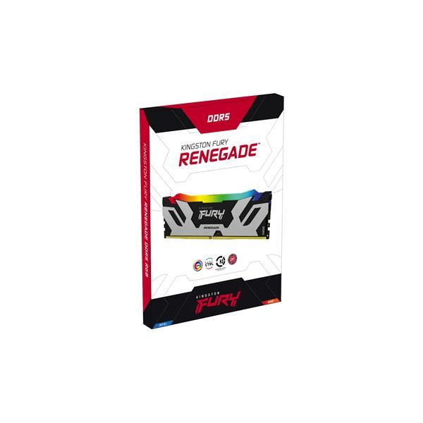 Kingston FURY Renegade RGB - DDR5 - kit - 32 GB: 2 x 16 GB - DIMM 288-PIN - 760…