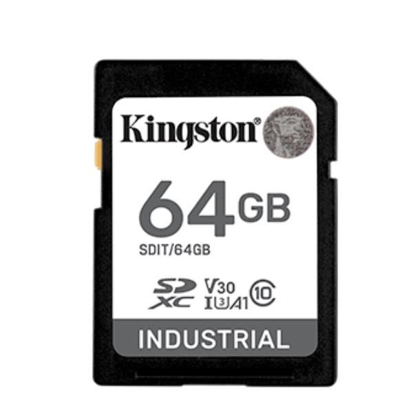 Kingston Industrial - Scheda di memoria flash - 64 GB - A1 / Video Class V30 / …