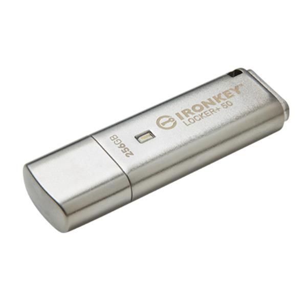 Kingston IronKey Locker+ 50 - Chiavetta USB - crittografato - 256 GB - USB 3.2 …