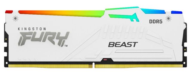 Kingston KF552C40BWAK216 16GB 5200MTs DDR5 CL40 DIMM (Kit of 2) FURY Beast Whit…
