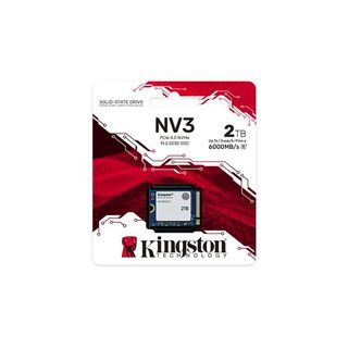 Kingston Technology 2000G NV3 M.2 2230 NVMe SSD, 2 TB, M.2, 6000 MB/s